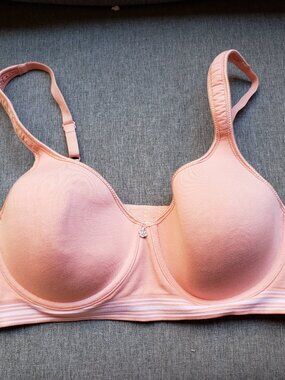 EUC BREEZIES intimates tangy orange wire-free soft comfy support cup (38B)